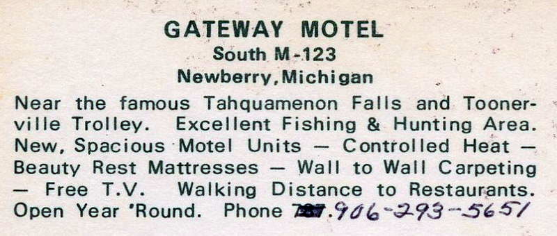 Gateway Motel - Vintage Postcard (newer photo)